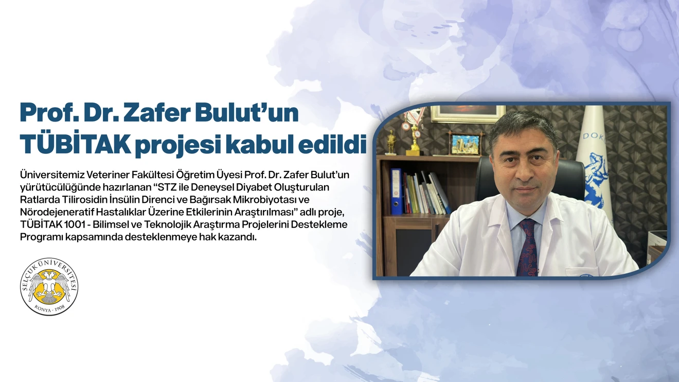 Prof. Dr. Zafer Bulut’un TÜBİTAK projesi kabul edildi
